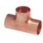 1 in. x 0.5 in. x 0.75 in. Copper Reducing Tee - Wrot