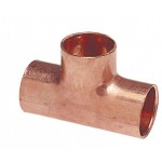 1 in. x 0.75 in. x 1 in. Copper Reducing Tee - Wrot