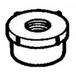 1.5 in. x 1.5 in. Round ABS Bushing
