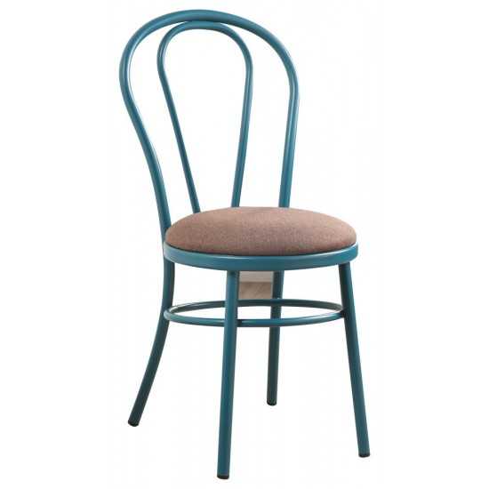 ACME Jakia Side Chair (Set-2), Fabric & Teal