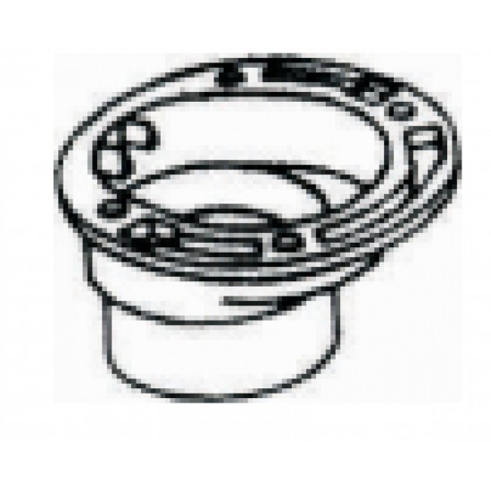 4 in. x 3 in. ABS Toilet Flange