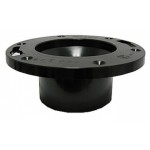 3 in. x 4 in. ABS Adjustable Toilet Flange, AI-35480