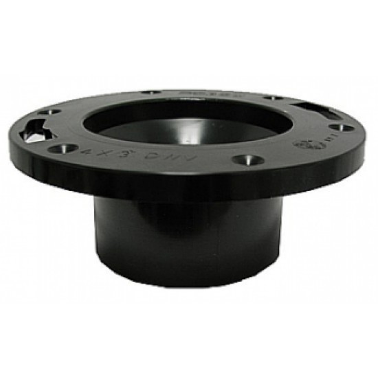 4 in. x 3 in. ABS Flush Fit Toilet Flange, AI-35483