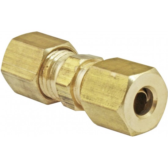 0.25 in. x 0.25 in. Brass Compression Union