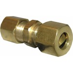 0.25 in. x 0.375 in. Brass Compression Union