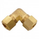 0.25 in. x 0.25 in. Brass Compression 90 Elbow