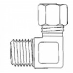 0.375 in. x 0.375 in. Brass Compression 90 Adapter