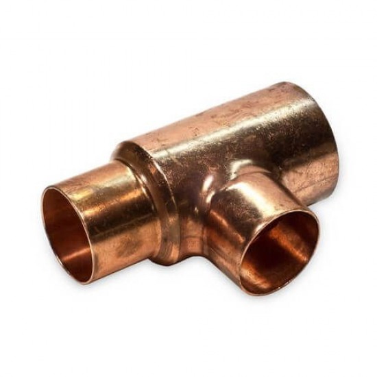 1.5 in. x 1.5 in. x 2 in. Copper Reducing Tee - Wrot