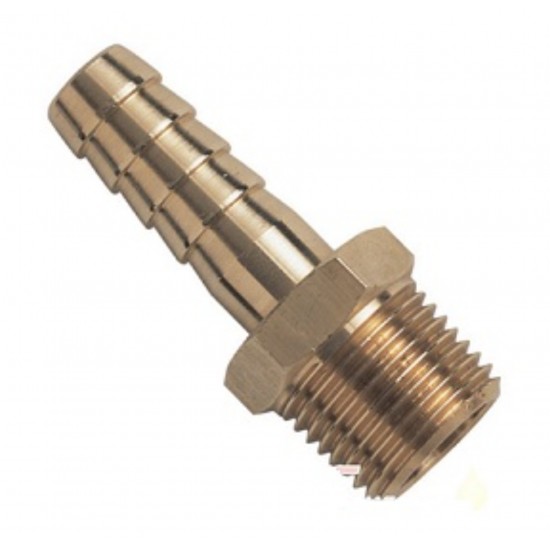 0.5 in. x 0.75 in. Brass Garden Hose Barb Male