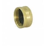 3 in. x 5.25 in. Brass Garden Hose Cap