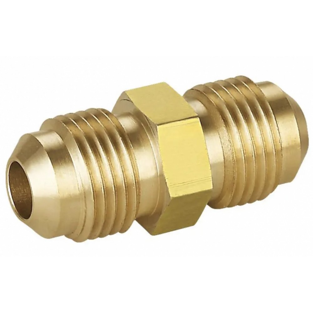 0.25 in. x 0.25 in. Brass Flare Union 0.25 in. x 0.25 in. Brass Flare Union