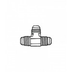 0.375 in. x 0.375 in. x 0.375 in. Brass Flare Tee