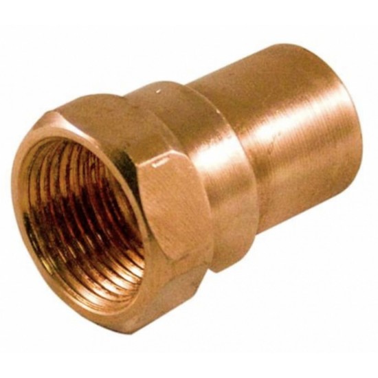0.5 in. x 0.25 in. Copper Female Reducing Adapter - Cast