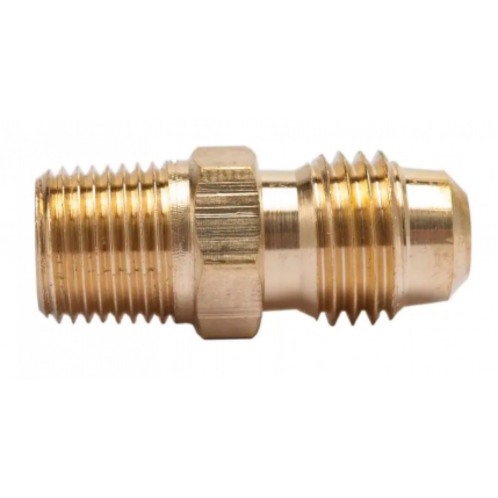 0.25 in. x 0.125 in. Brass Flare Male Adapter