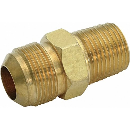 0.25 in. x 0.25 in. Brass Flare Male Adapter