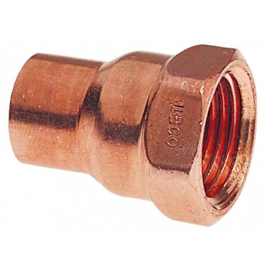 0.25 in. x 0.25 in. Copper Female Reducing Adapter - Cast
