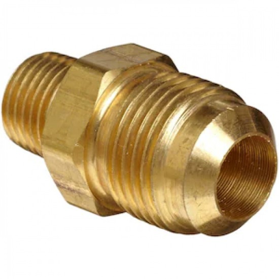 0.375 in. x 0.25 in. Brass Flare Male Adapter