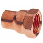 0.375 in. x 0.375 in. Copper Female Reducing Adapter - Cast