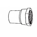 0.375 in. x 0.375 in. Copper Female Reducing Adapter - Cast