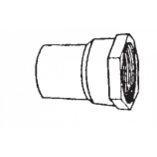 0.375 in. x 0.375 in. Copper Female Reducing Adapter - Cast