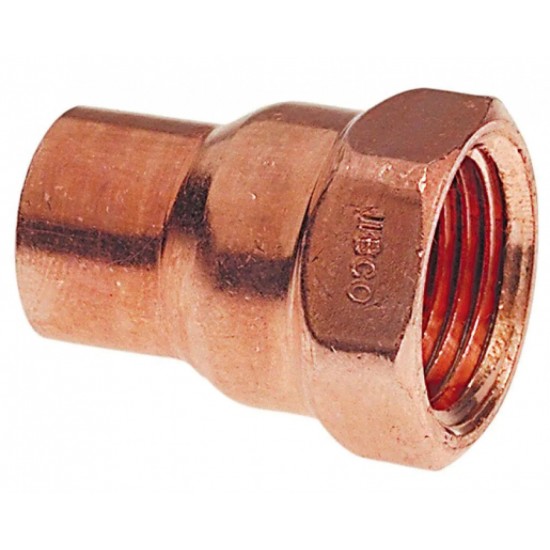 1.25 in. x 1.25 in. Copper Female Adapter - Cast