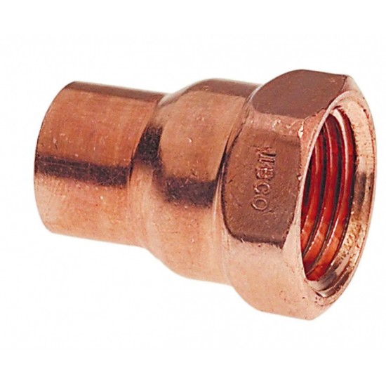 1.5 in. x 1.5 in. Copper Female Adapter - Cast