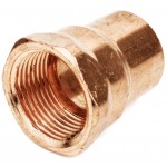 2.5 in. x 2.5 in. Copper Female Reducing Adapter - Cast