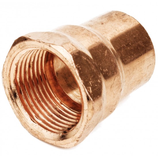 2.5 in. x 2.5 in. Copper Female Reducing Adapter - Cast