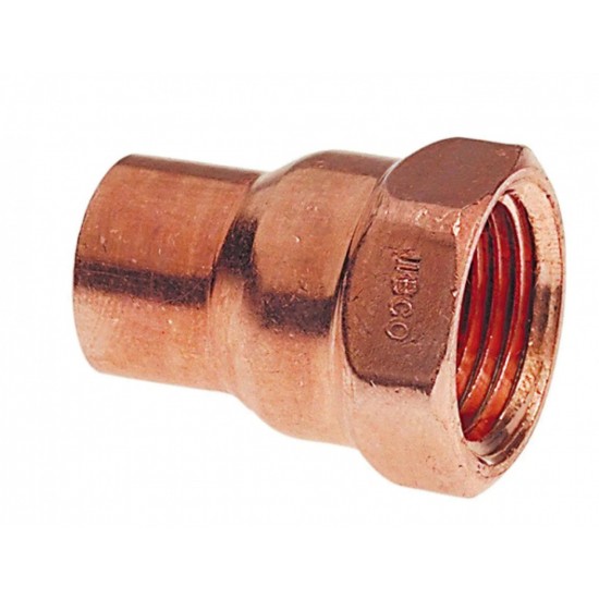 0.5 in. x 0.75 in. Copper Female Reducing Adapter - Cast, AI-35647