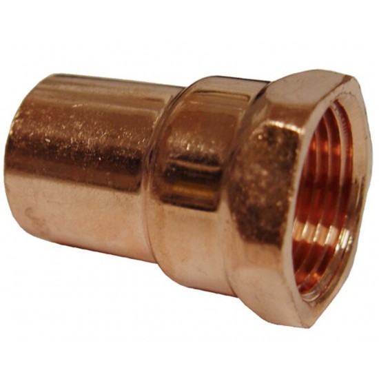 0.75 in. x 1 in. Copper Female Reducing Adapter - Cast