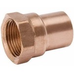 0.75 in. x 0.5 in. Copper Female Reducing Adapter - Cast