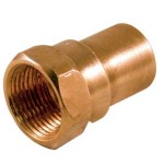 1 in. x 0.75 in. Copper Female Reducing Adapter - Cast