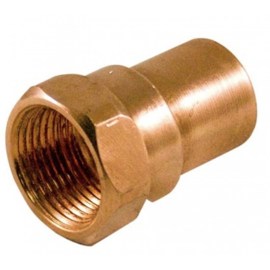 1.5 in. x 1.25 in. Copper Female Reducing Adapter - Cast