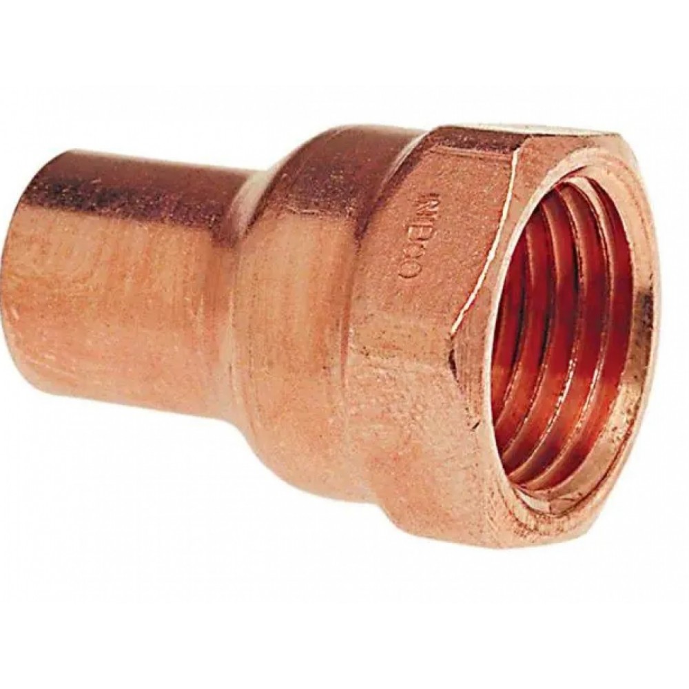 0.75 in. x 0.75 in. Copper Female Fitting Adapter - Cast