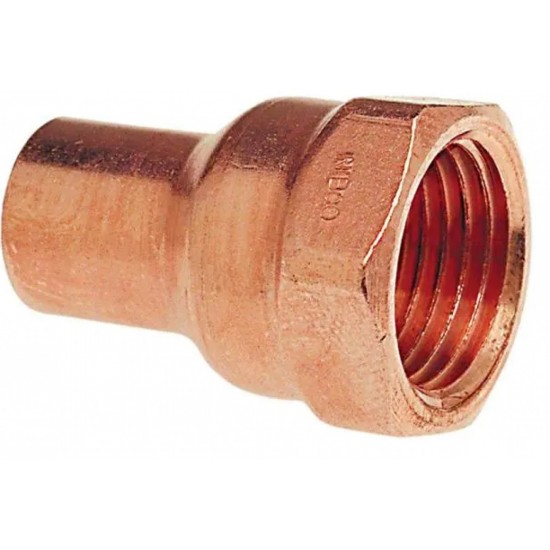 1.25 in. x 1.25 in. Copper Female Fitting Adapter - Cast