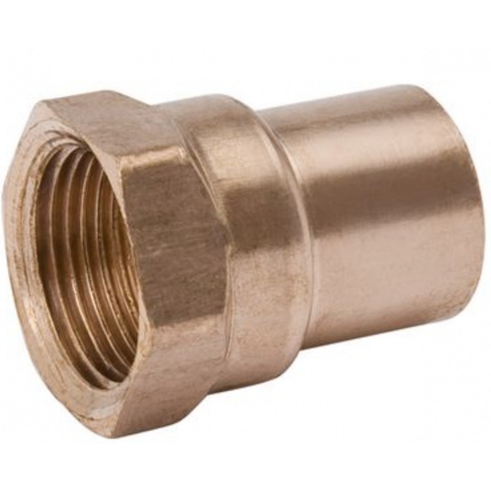 2 in. x 2 in. Copper Female Fitting Adapter - Cast 2 in. x 2 in. Copper Female Fitting Adapter - Cast