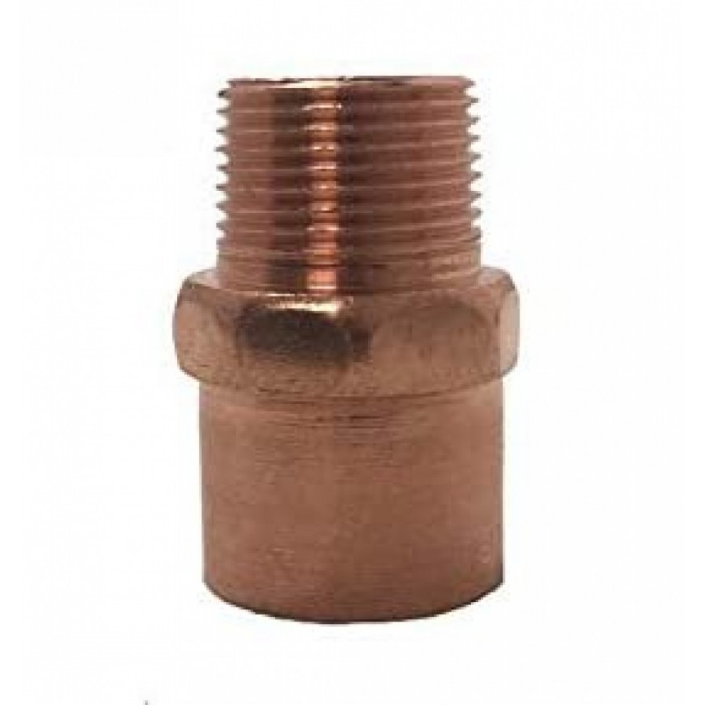 0.5 in. x 0.25 in. Copper Male Reducing Adapter - Cast