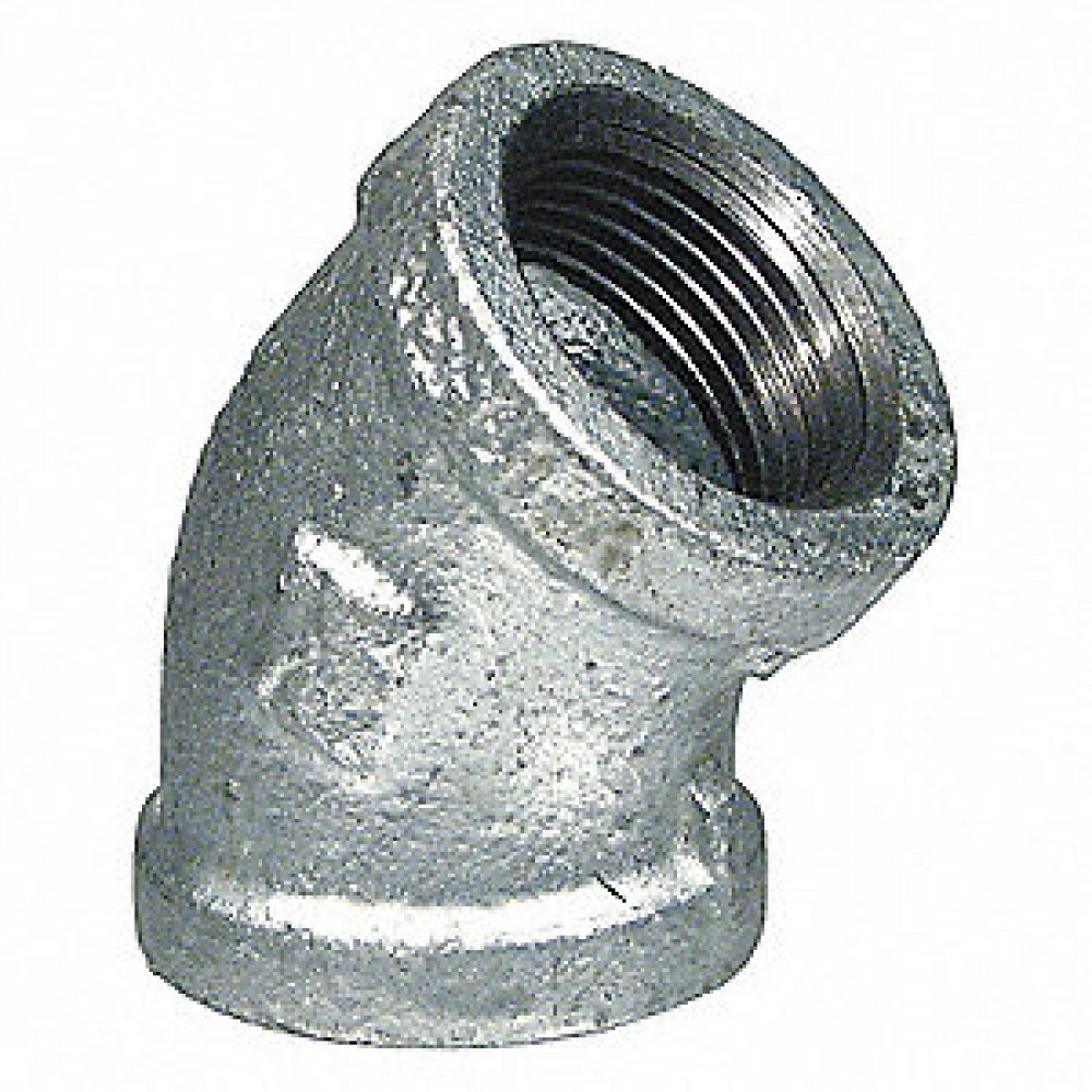 2 in. x 2 in. Galvanized 45 Elbow 2 in. x 2 in. Galvanized 45 Elbow