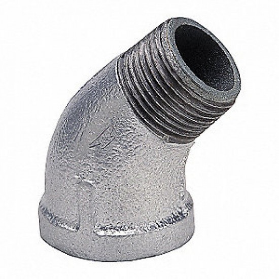 1 in. x 1 in. Galvanized 45 Street Elbow