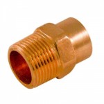 0.75 in. x 0.5 in. Copper Male Reducing Adapter - Cast