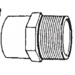 0.75 in. x 0.5 in. Copper Male Reducing Adapter - Cast