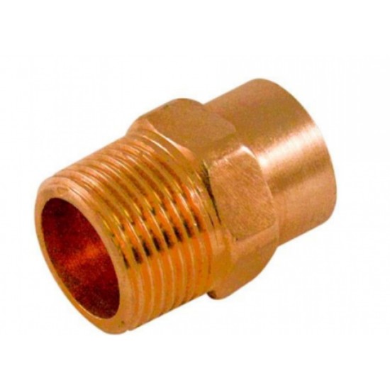 0.75 in. x 1 in. Copper Male Reducing Adapter - Cast