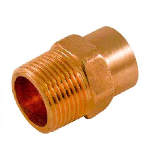 1 in. x 1.25 in. Copper Male Reducing Adapter - Cast