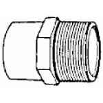 1.25 in. x 0.75 in. Copper Male Reducing Adapter - Cast