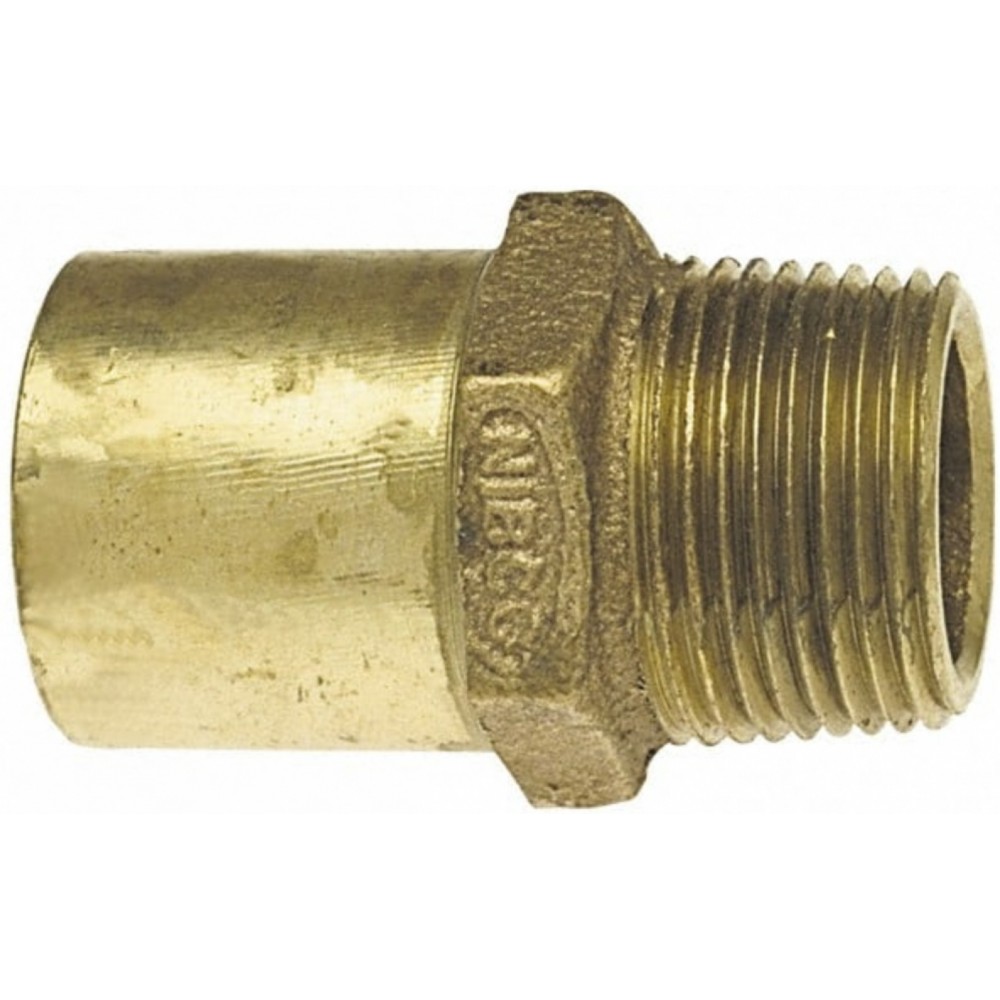 0.75 in. x 0.75 in. Copper Male Fitting Adapter - Cast