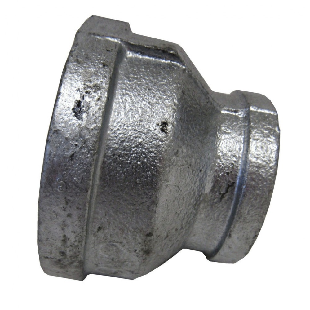 2 in. x 1 in. Galvanized Coupling