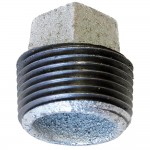 0.375 in. x 0.375 in. Galvanized Plug