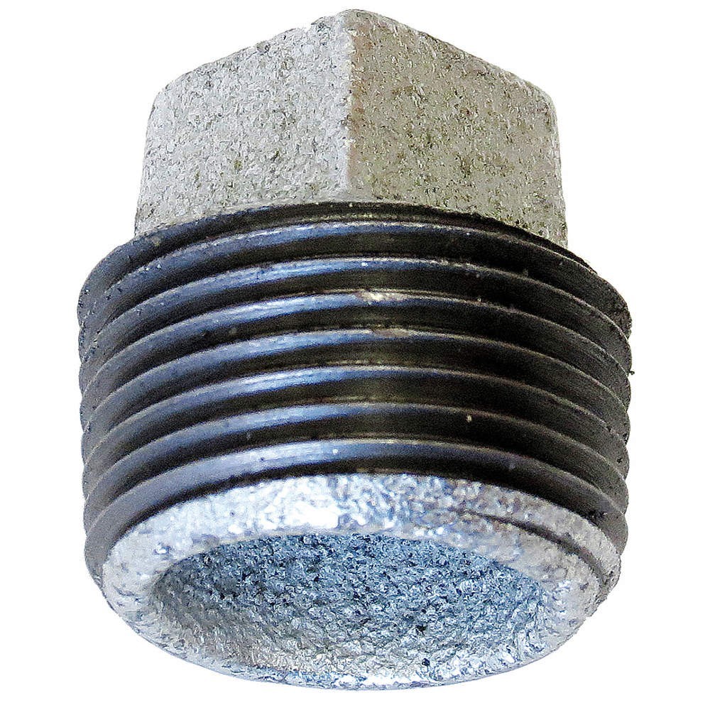 2 in. x 2 in. Galvanized Plug