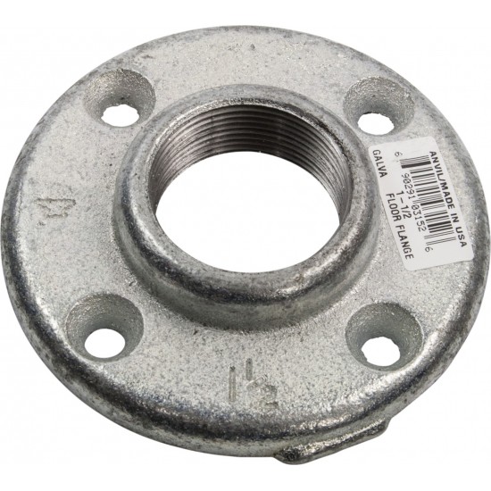 0.75 in. x 0.75 in. Galvanized Floor Flange