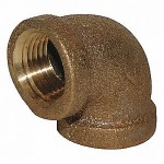 0.375 in. x 0.375 in. Brass 90 Elbow